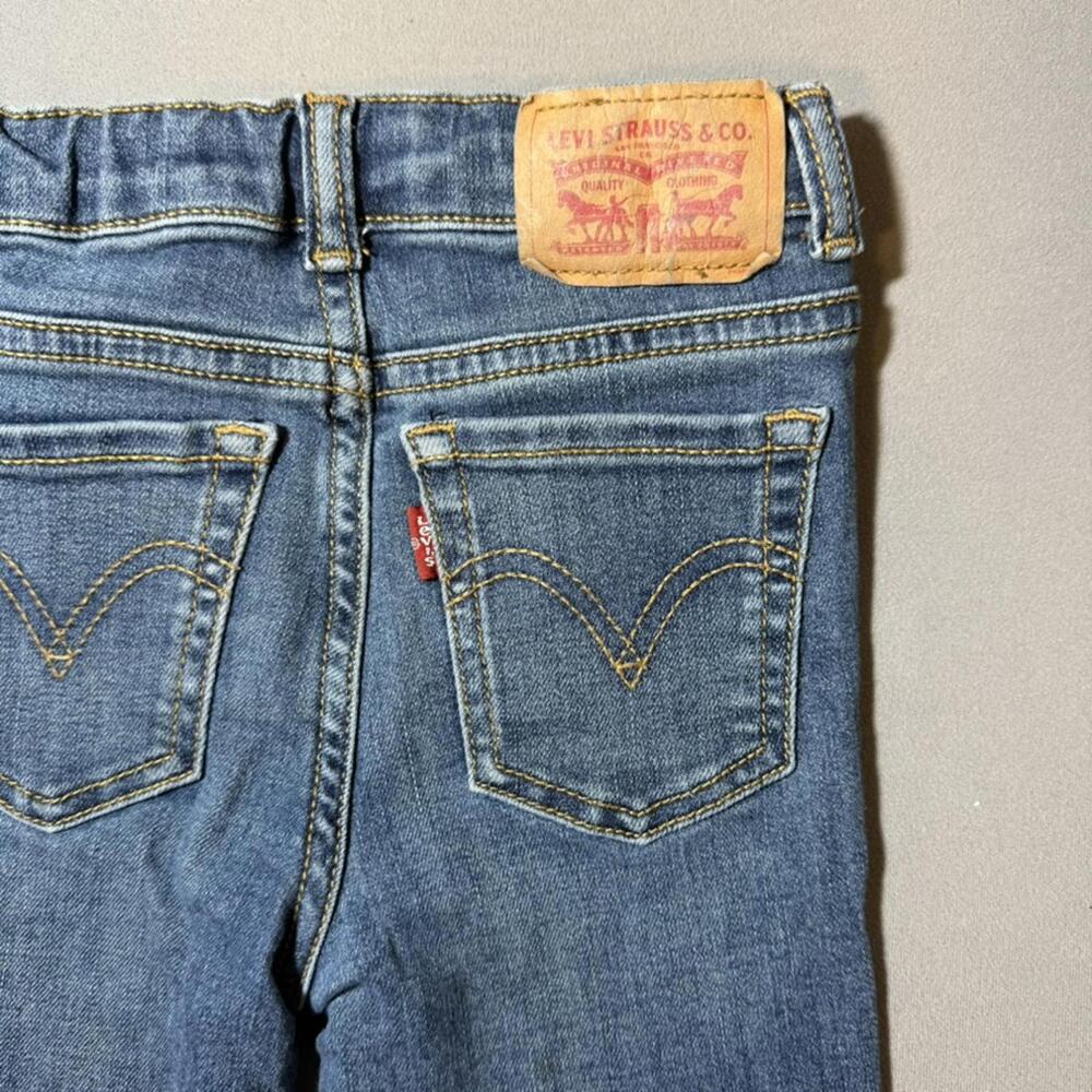 Levi's 726 Kids' Blue Denim Jeans ADJUSTABLE WAIST XS 4/5
